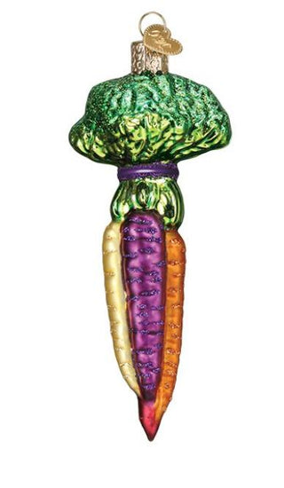 Rainbow Carrots Ornament