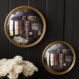 Gilt Frame Convex Mirror