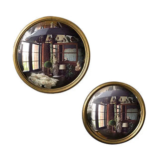 Gilt Frame Convex Mirror