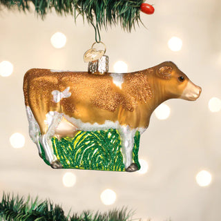 Brown Cow Ornament